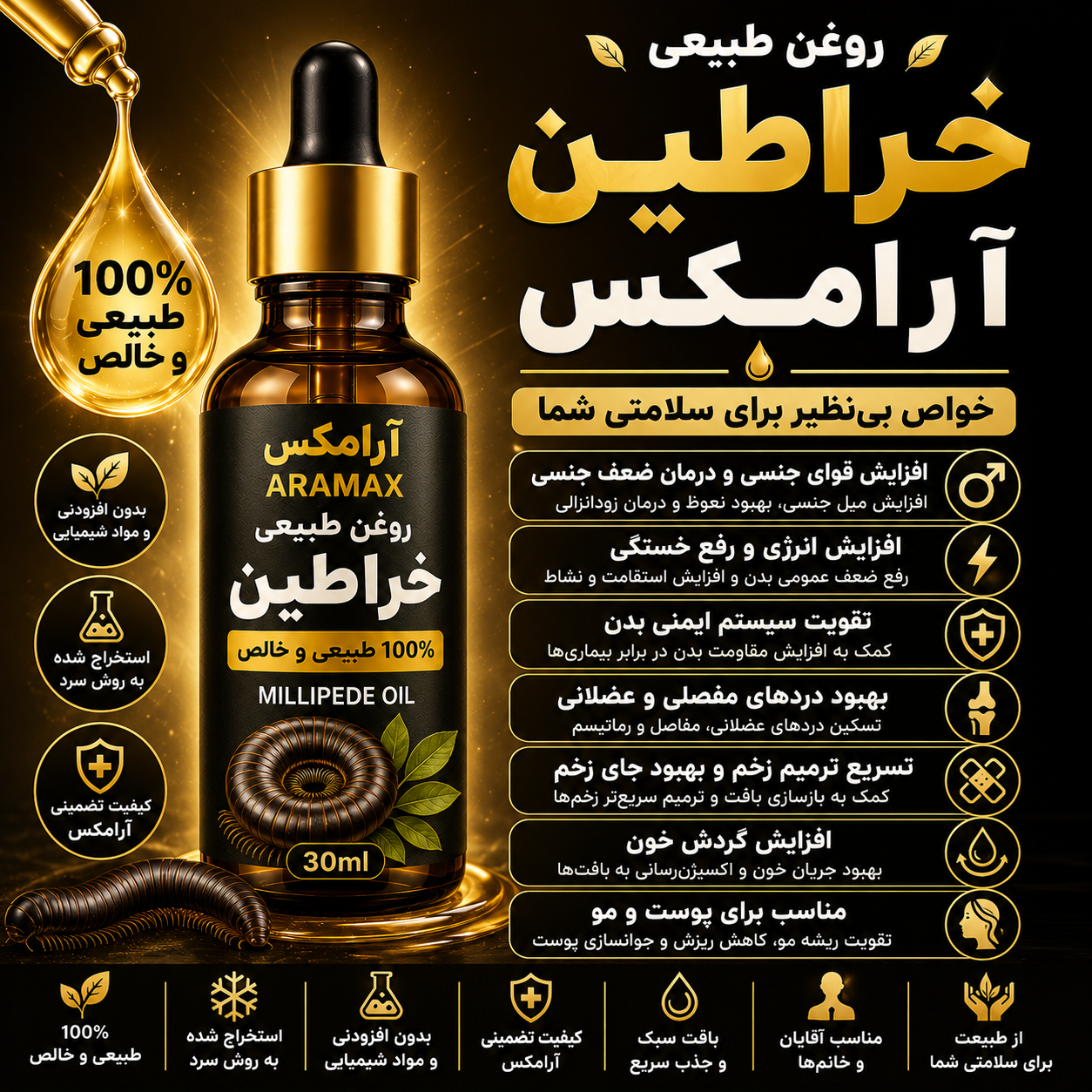 روغن خراطین | افزایش حجم و تقویت پوست و بافت‌های بدن